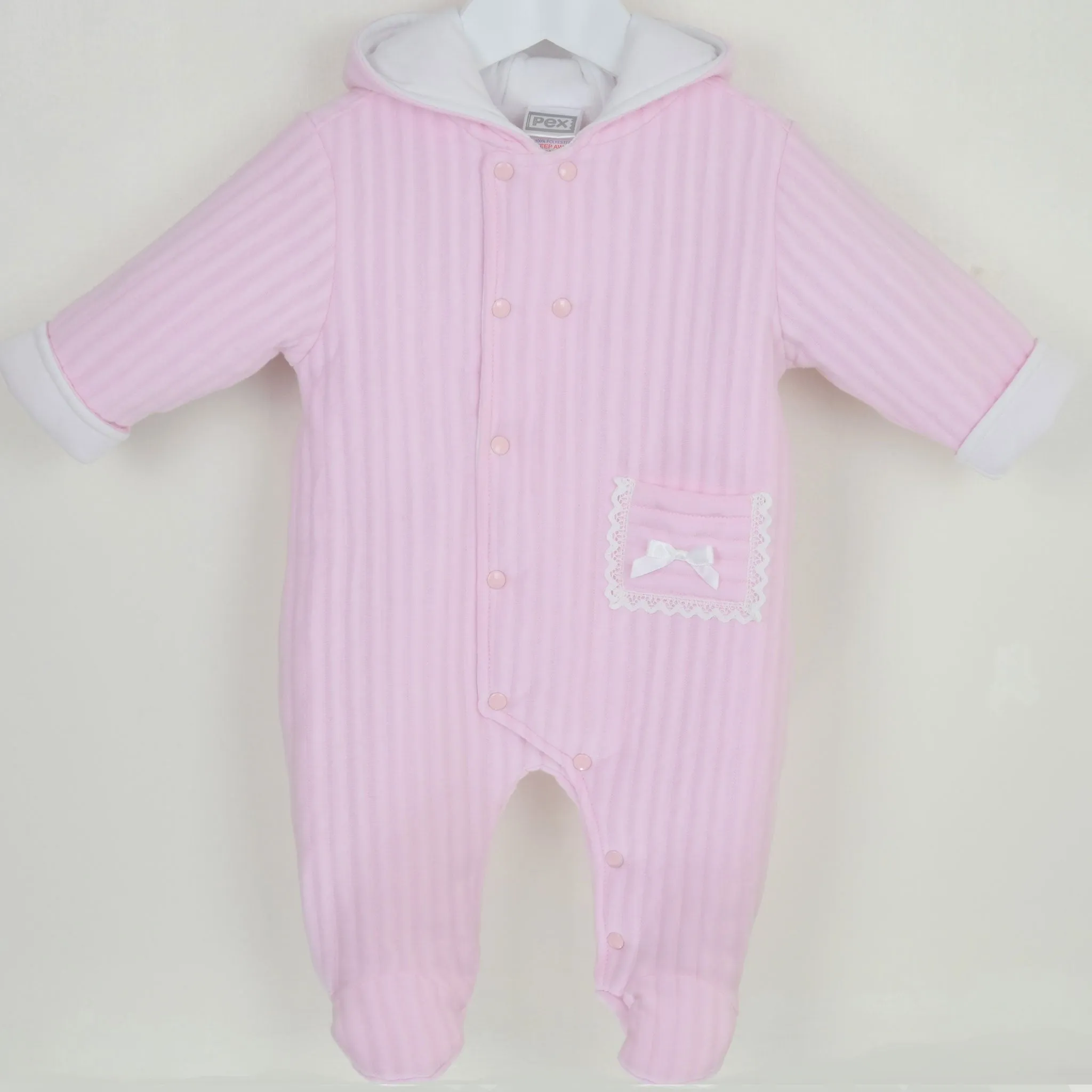 Baby Girls Snowsuit- Pink - Pex