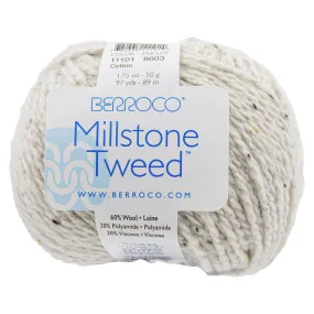 Berroco Millstone Tweed Yarn - 11101 Cotton