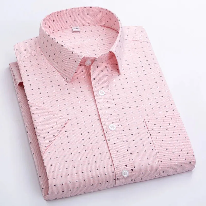 Business wrinkle-resistant short-sleeved shirt men's formal casual