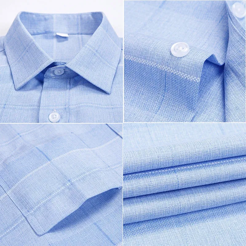 Business wrinkle-resistant short-sleeved shirt men's formal casual