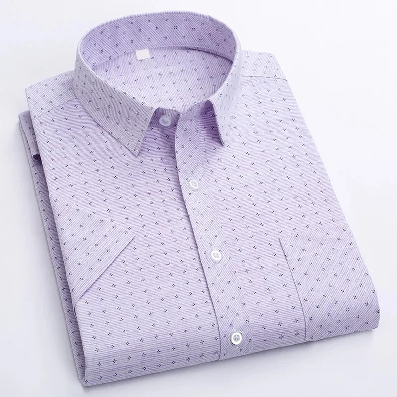 Business wrinkle-resistant short-sleeved shirt men's formal casual