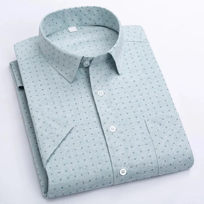 Business wrinkle-resistant short-sleeved shirt men's formal casual