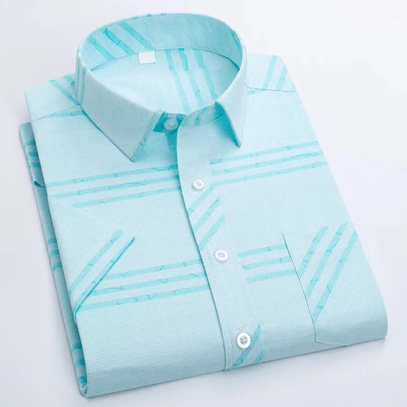 Business wrinkle-resistant short-sleeved shirt men's formal casual