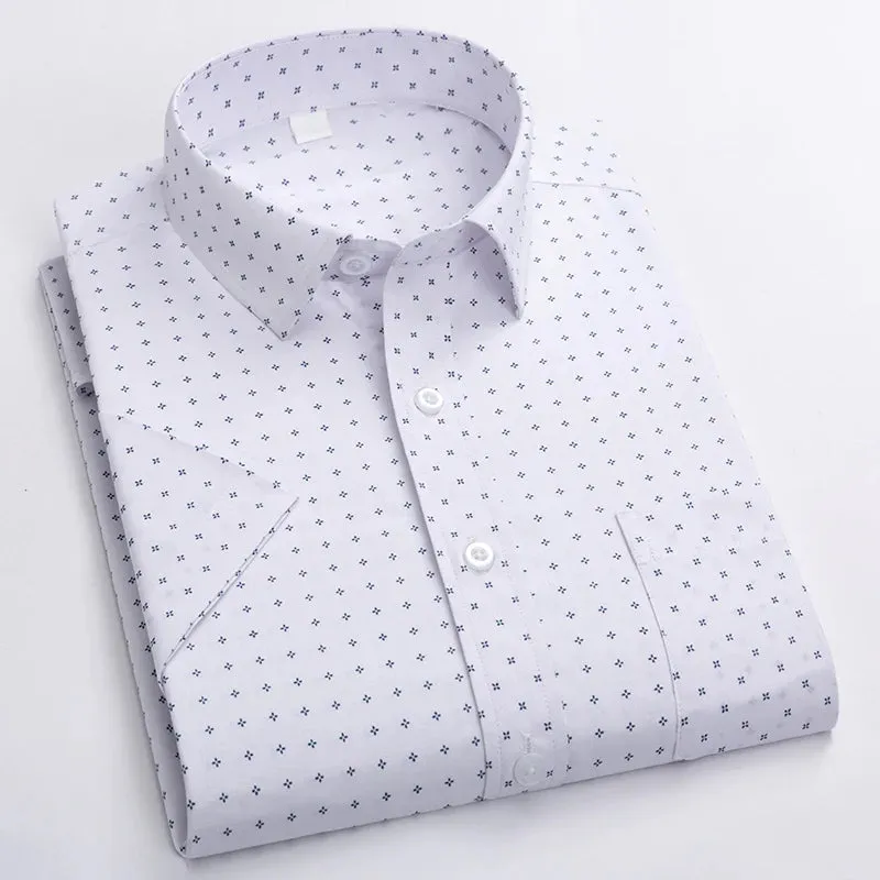 Business wrinkle-resistant short-sleeved shirt men's formal casual