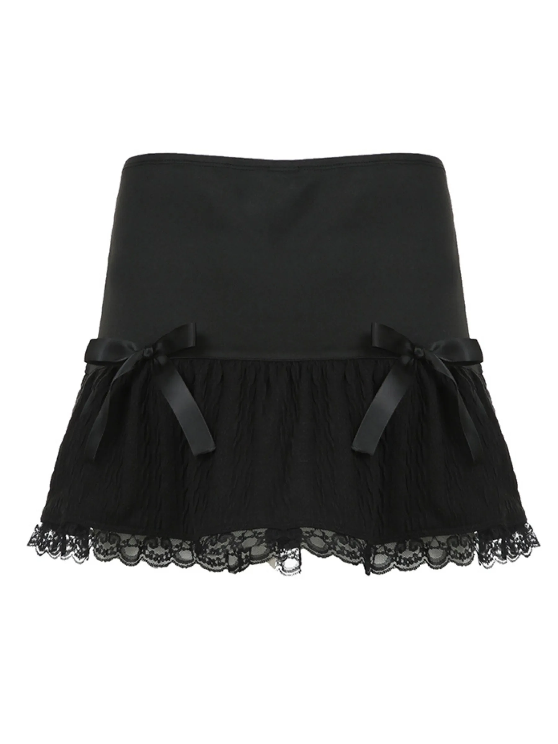 Charlize Lace Detailed Mini Skirt