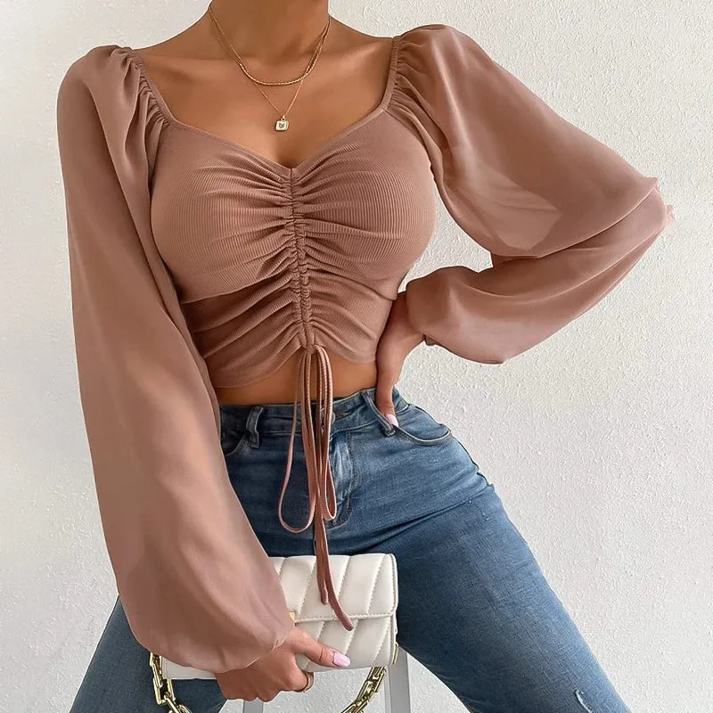 Chic Loose Chiffon Blouse for Women