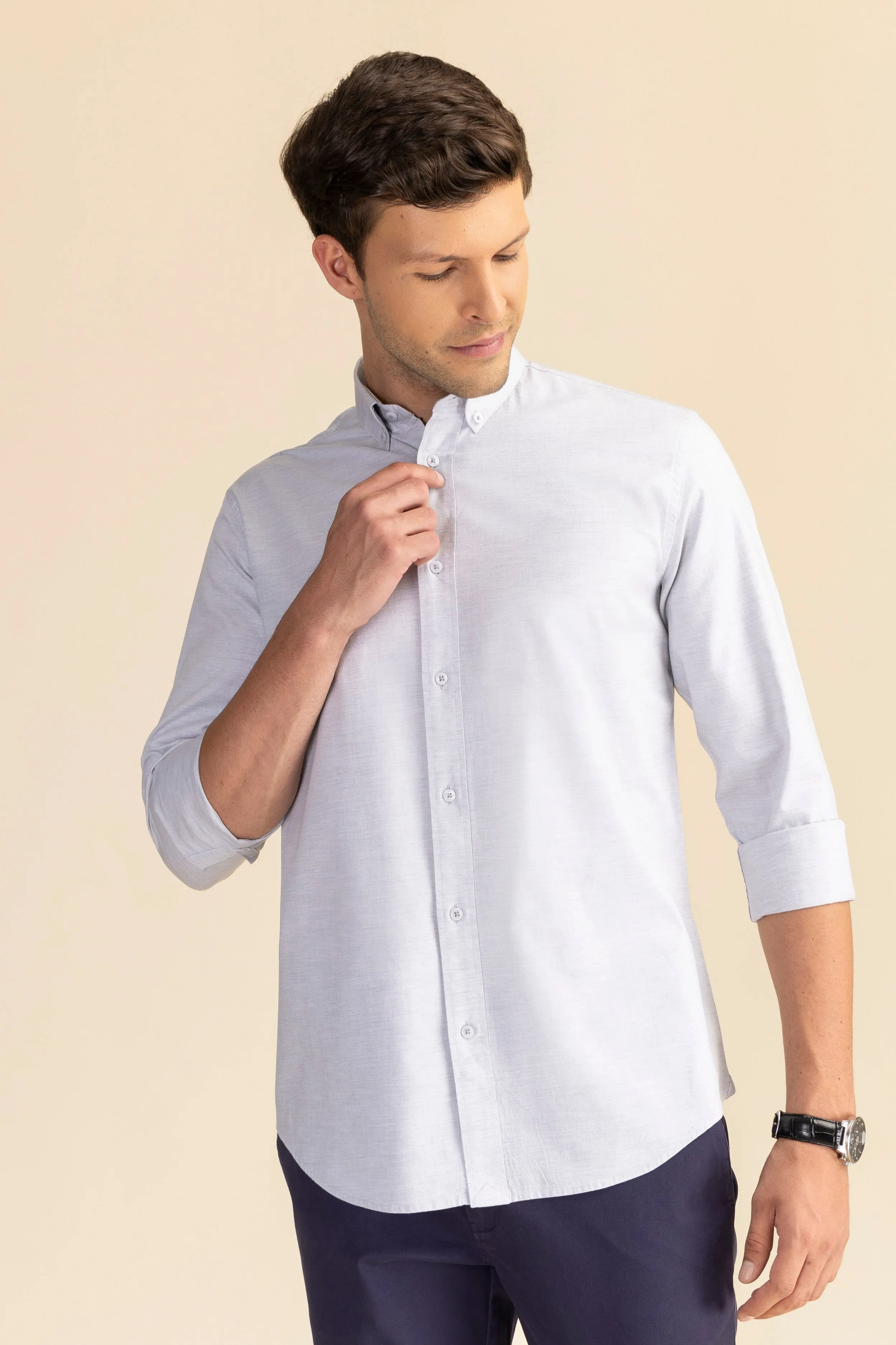 Clifton Shirt Stretch Melange Shirt