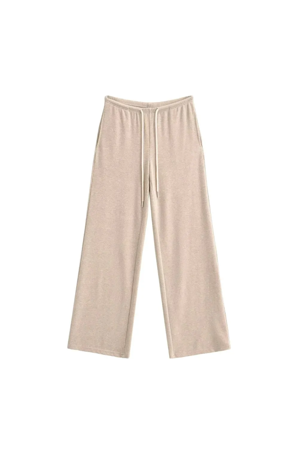 'Dawn' Brushed Crepe Palazzo Pants