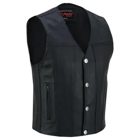 DS125 Men's Single Back Panel Concealed Carry Vest (Buffalo Nickel He