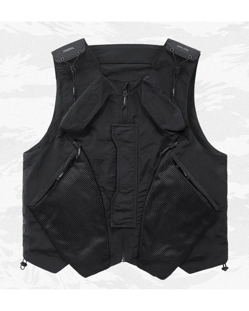 Functional Splicing Sports Cargo Vest