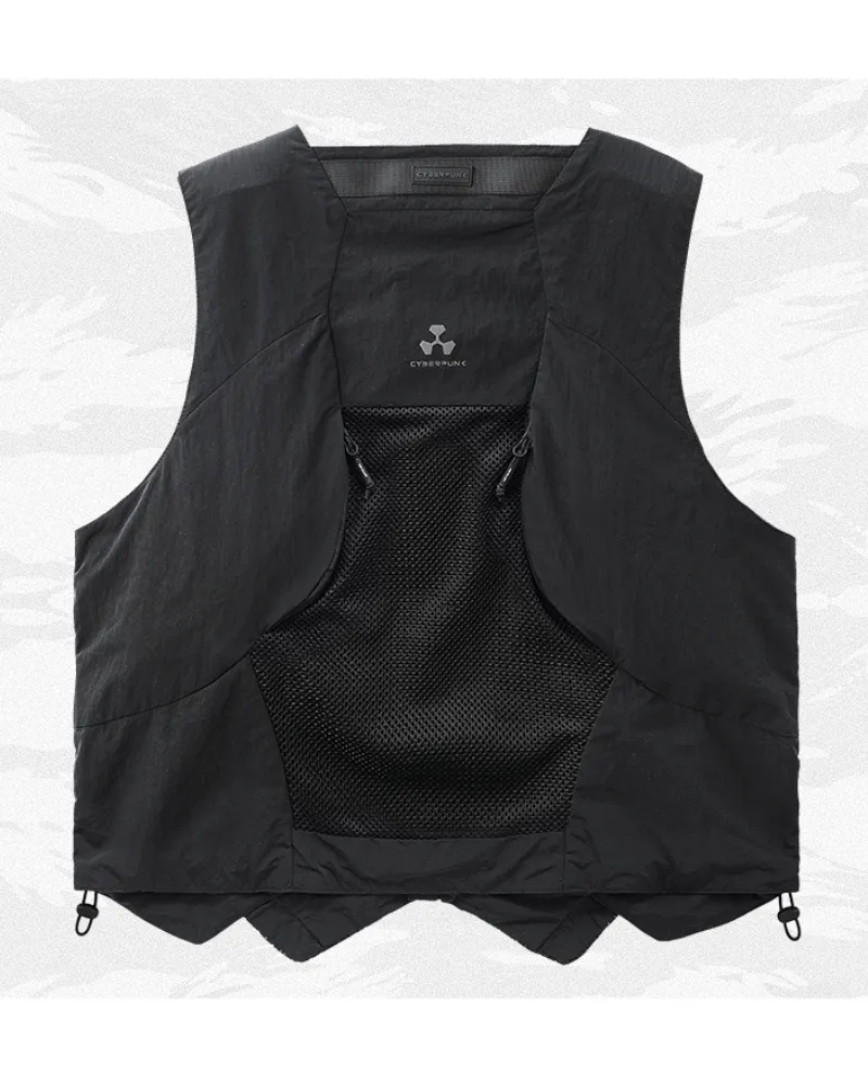 Functional Splicing Sports Cargo Vest