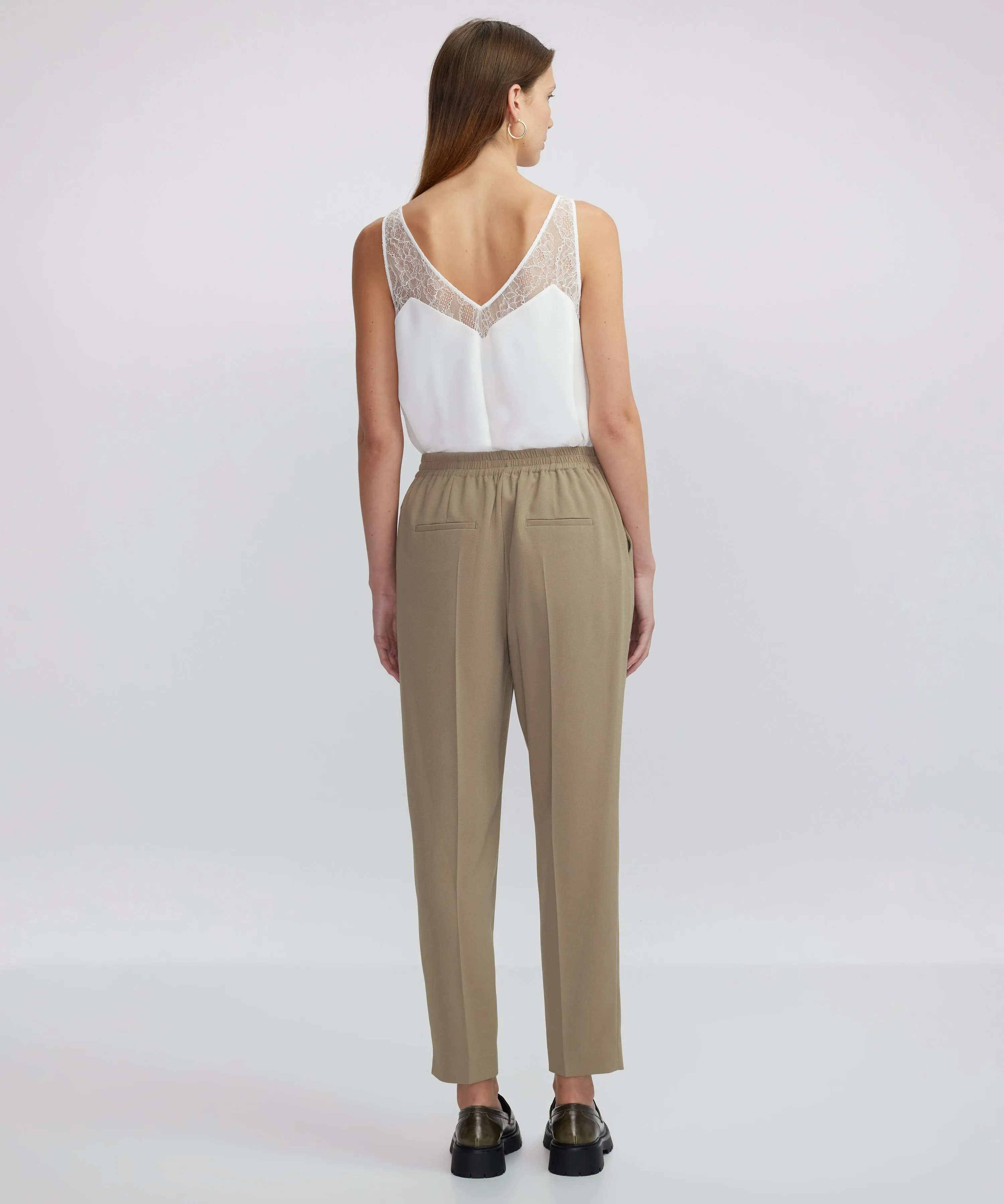 Ipekyol Drapey Fit Trousers Khaki