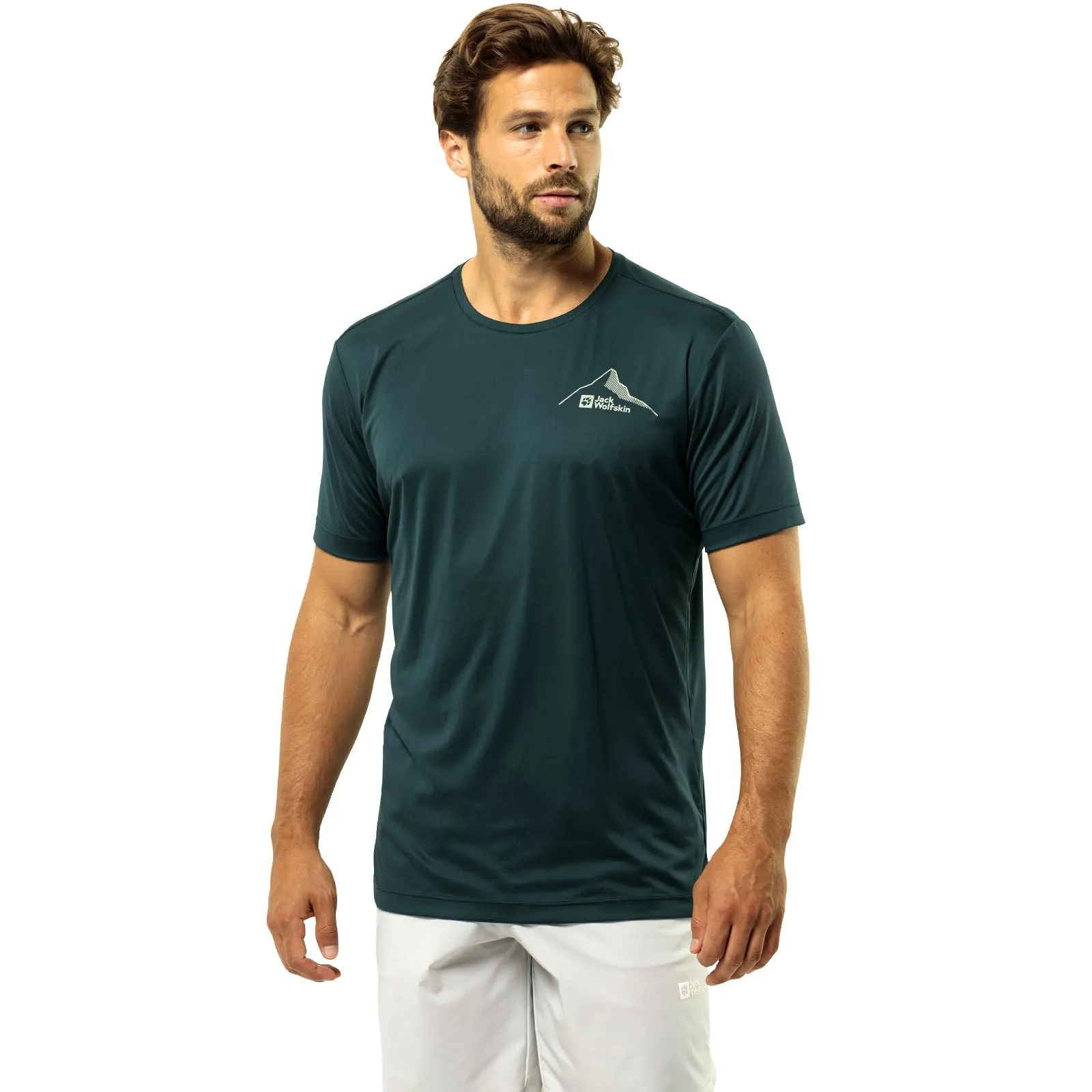 Jack Wolfskin Mens Peak Graphic Short Sleeve T-Shirt