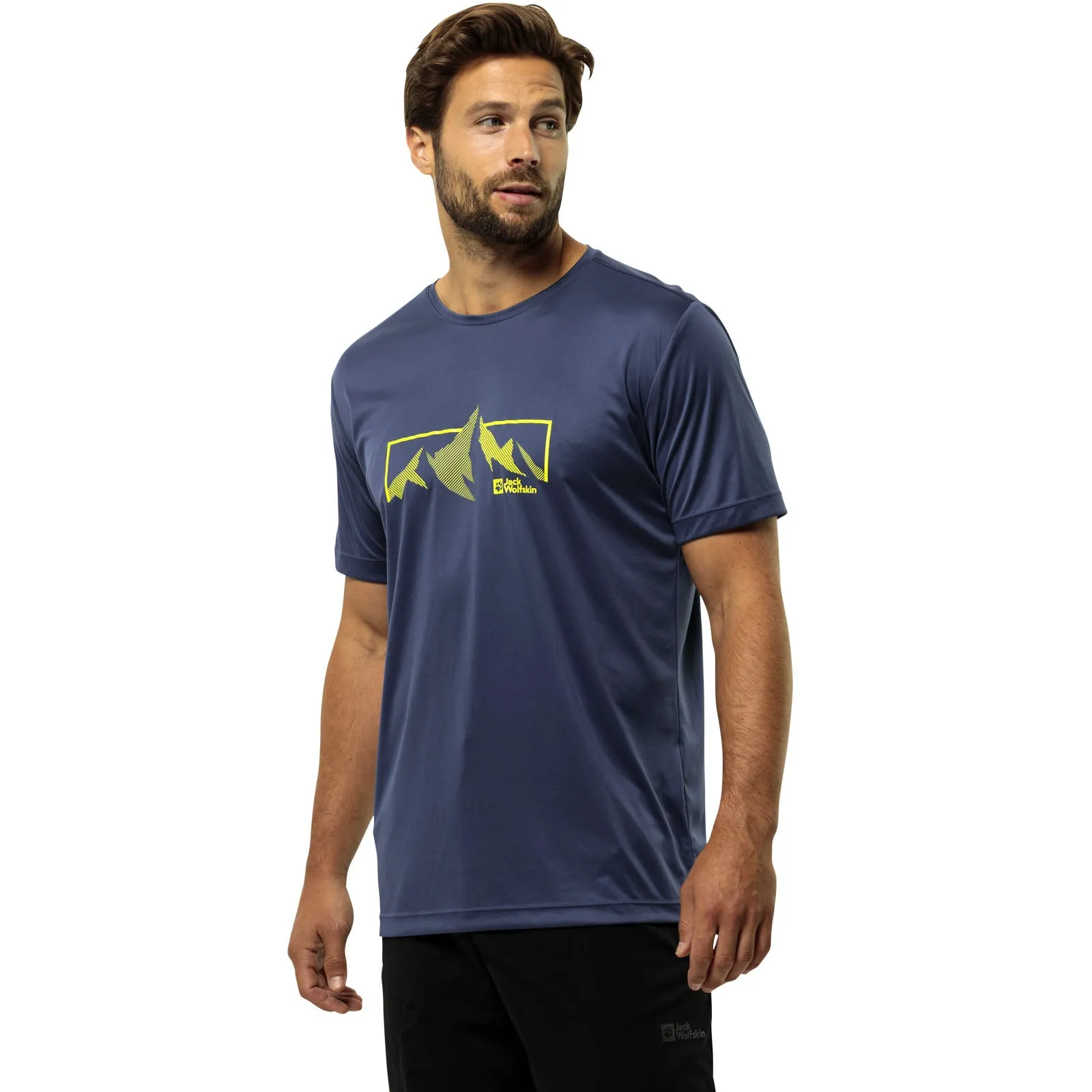 Jack Wolfskin Mens Peak Graphic Short Sleeve T-Shirt