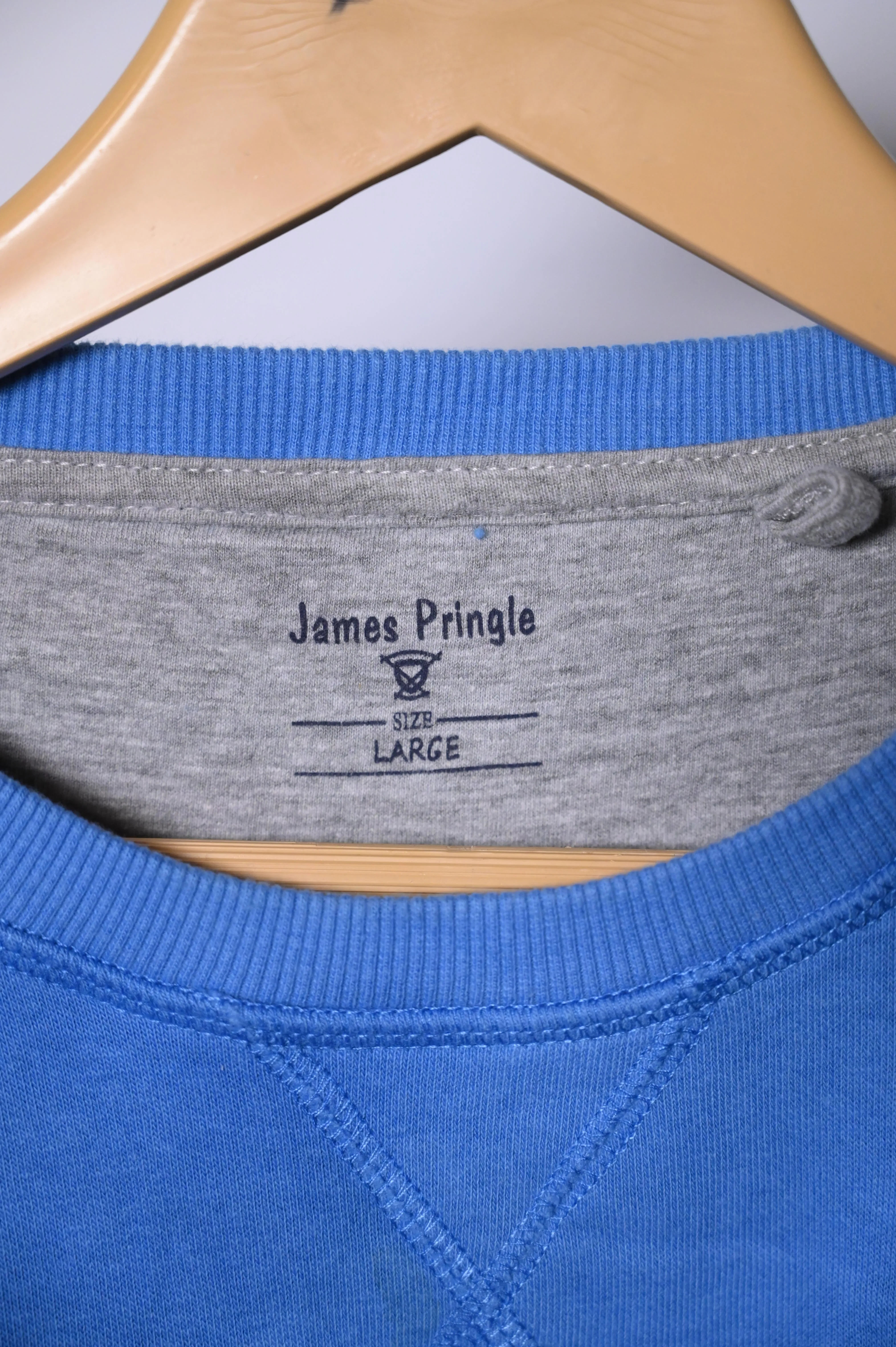 James Pringle Blue Large Sweatshirt – Excellent Condition