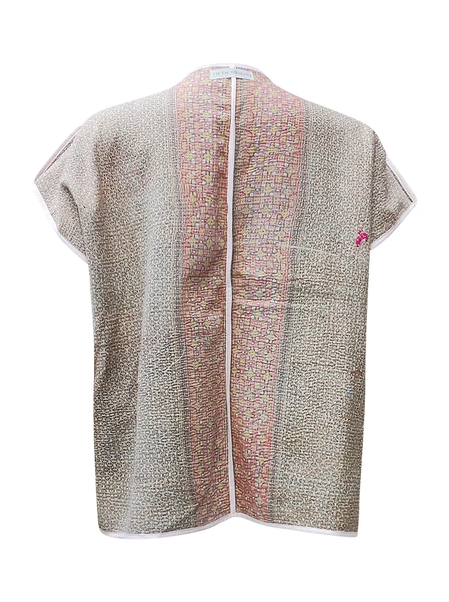 kantha reversible vest haridasi