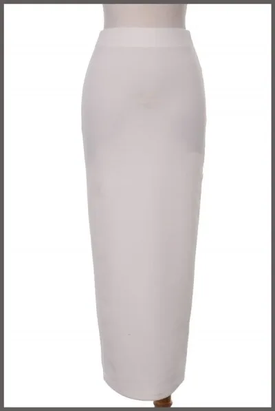 Kim Inspired Dream Skirt Ankle Length Body-con In White