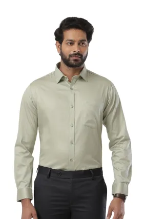 Monti - French Green Formal Shirts for Men | Ariser