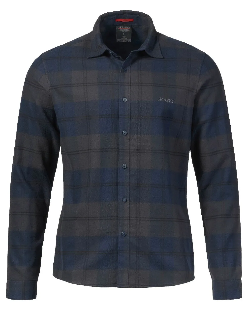 Musto Mens Long Sleeve Plaid Shirts