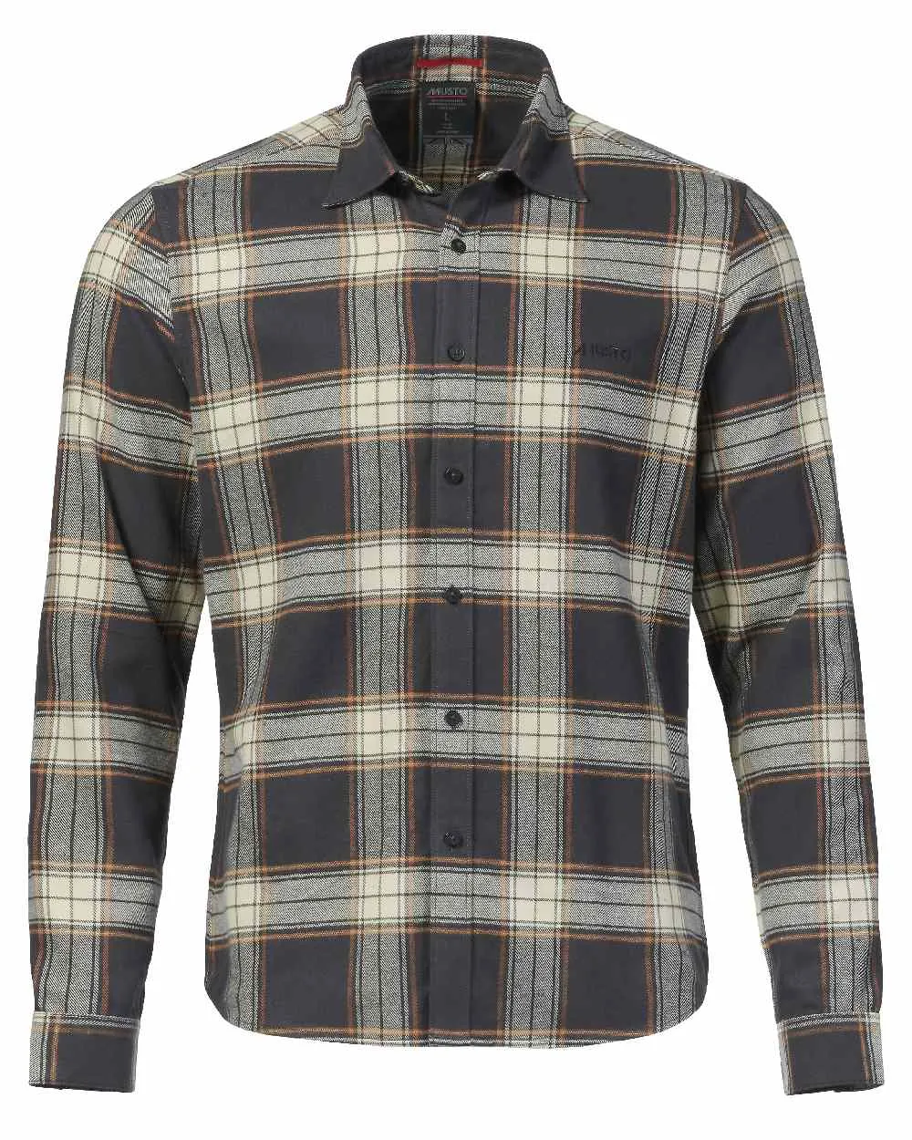 Musto Mens Long Sleeve Plaid Shirts