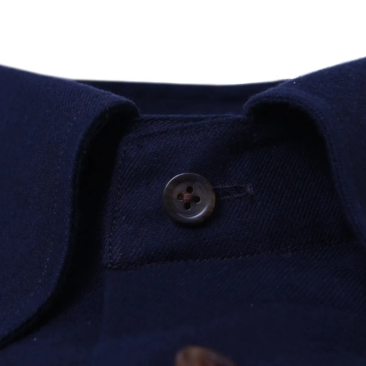 Navy Long Sleeve Cashmerello Shirt