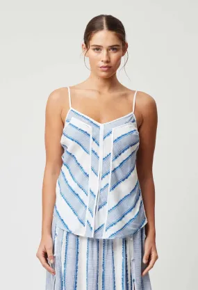 Panama Stripe Viscose Cami