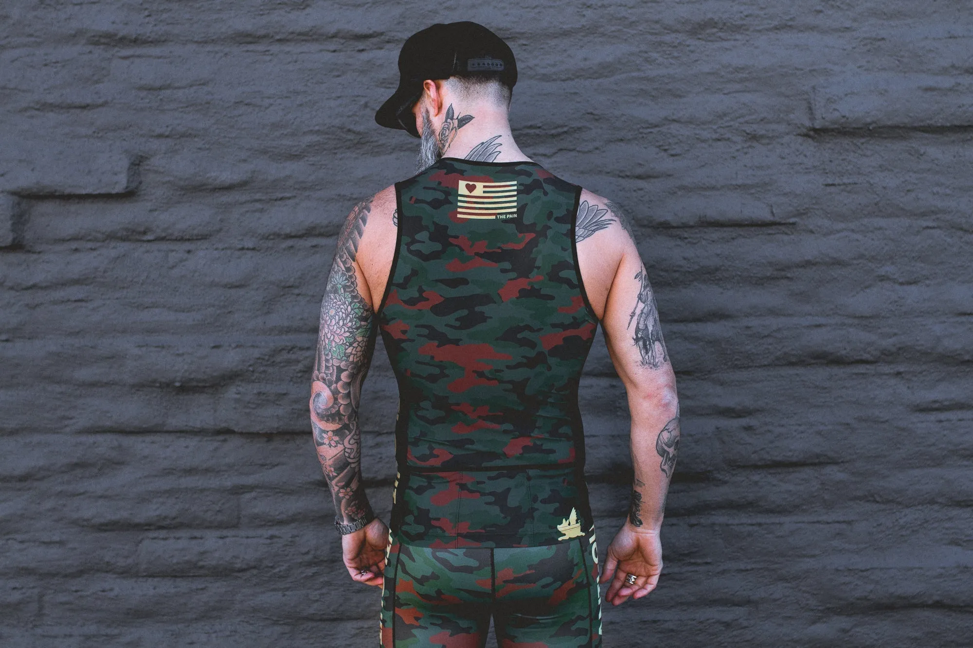 "OS Camo" Men's Sleeveless Tops