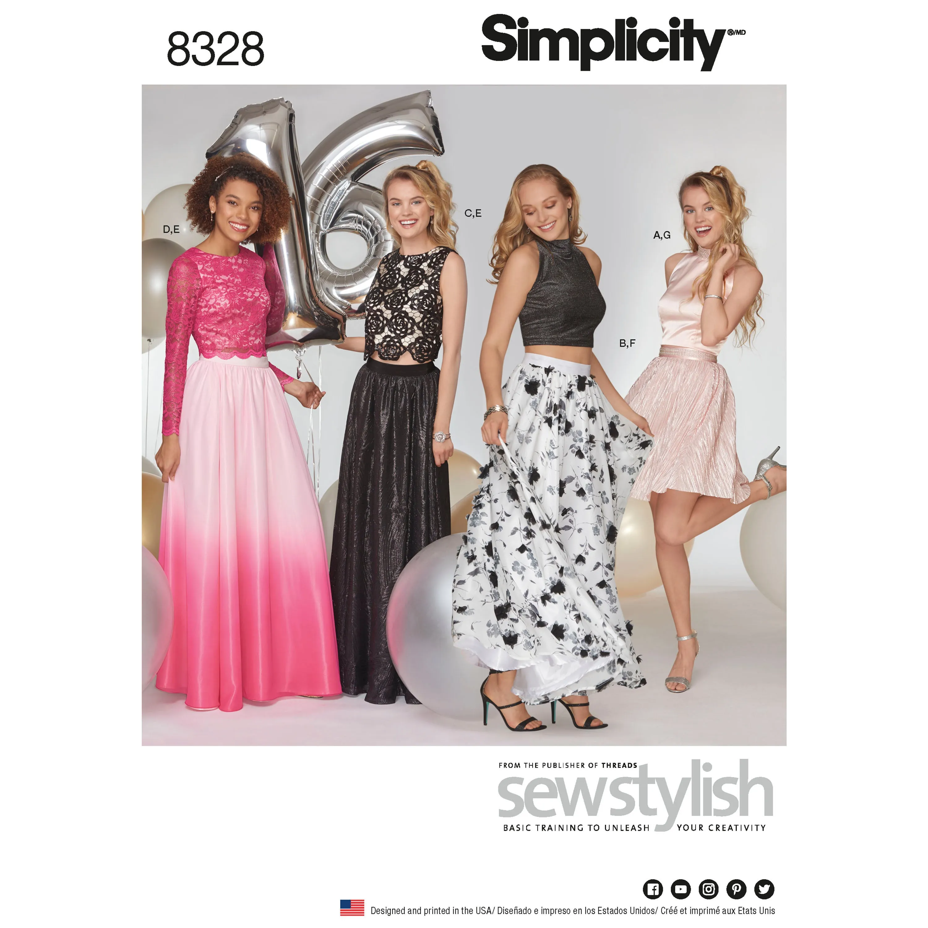 Simplicity Pattern 8328 Women's Special Occasions Dress