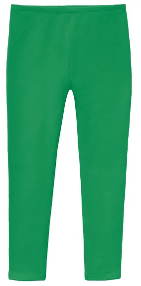 Soft Fleece Stretch Leggings| Elf Green