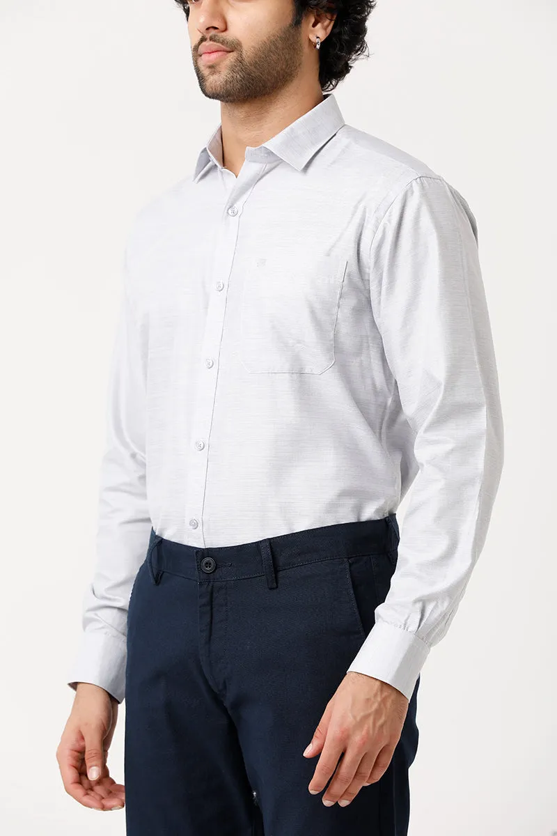 Tuscany - Salt Blue Formal Shirts for Men | Ariser