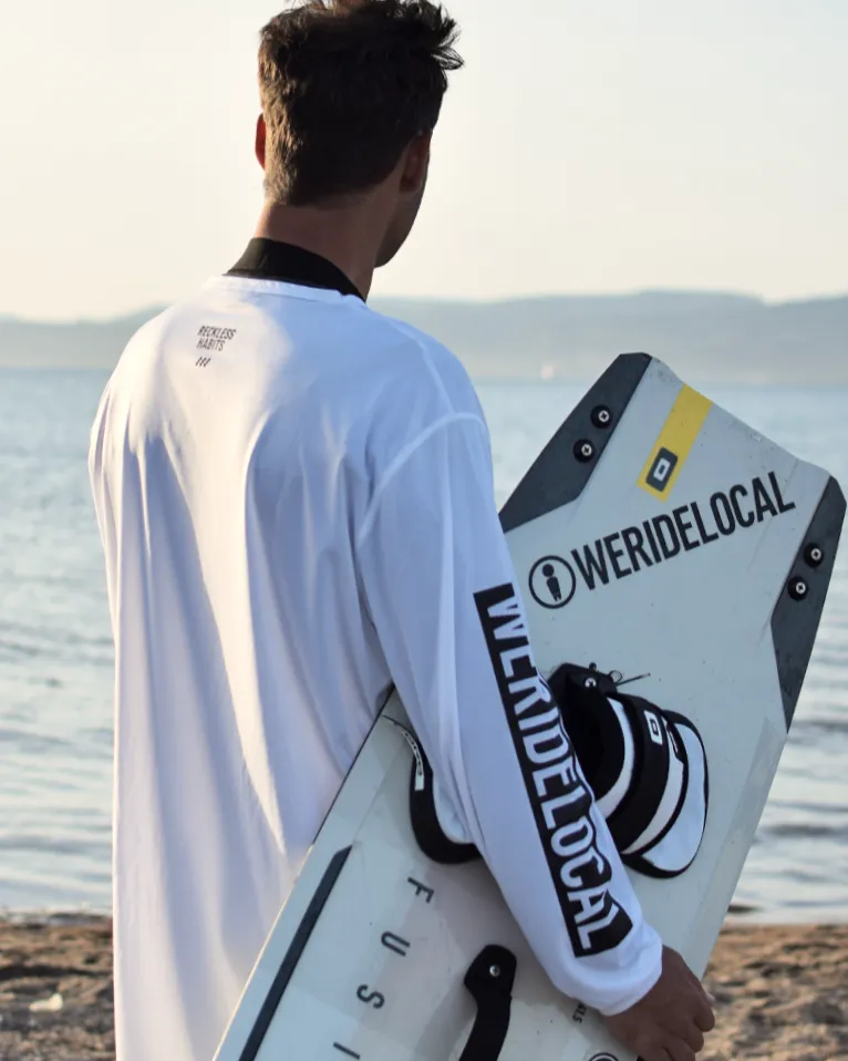 UNION WHITE LONGSLEEVE RASHGUARD