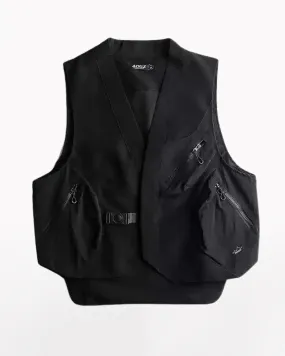 Urban Functional Detachable Backpack Vest