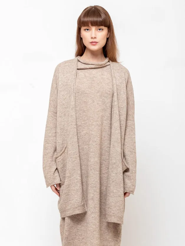 Wide Cardigan - Oatmeal