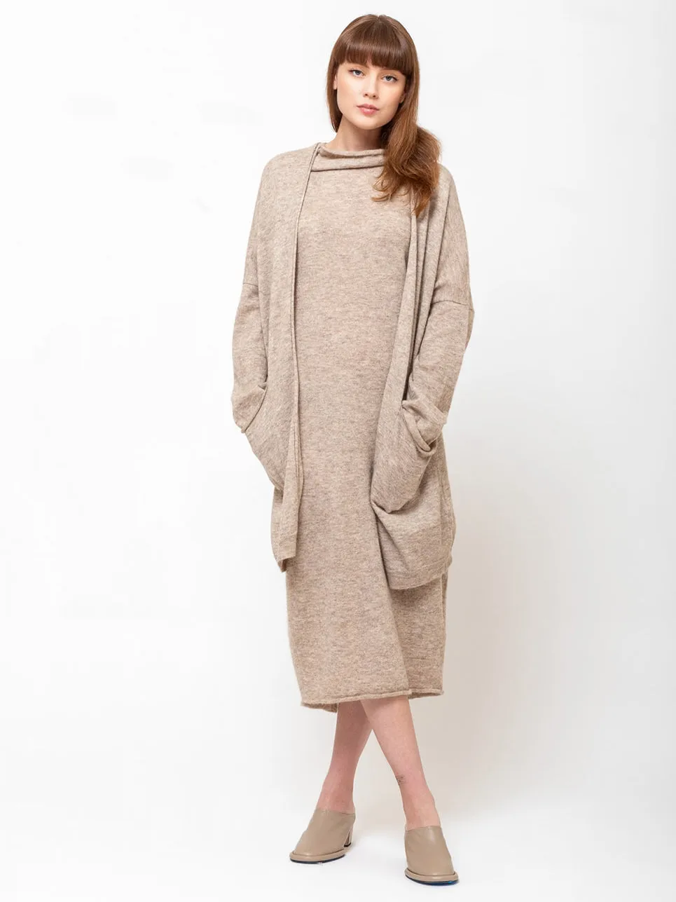 Wide Cardigan - Oatmeal